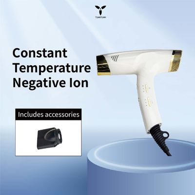 Brushless Motor Hair Dryer with Diffuser 3 Heat Settings and Low Noise